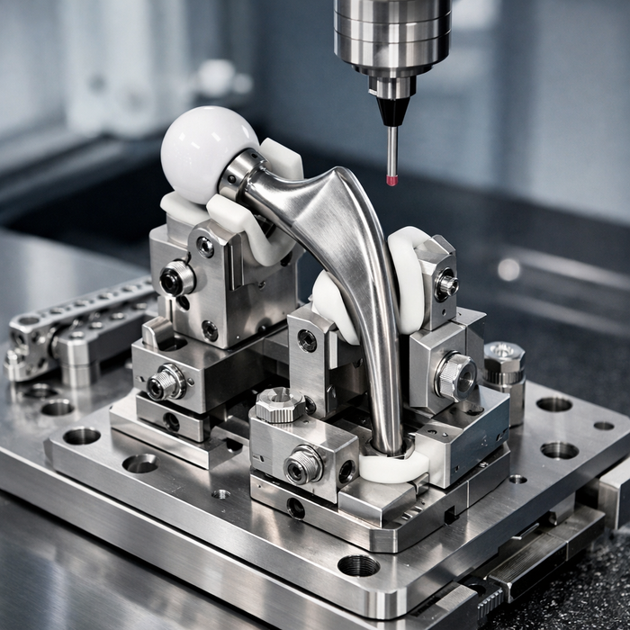 Workholding for Medical Devices: Precision, Cleanliness, and Curved Surfaces