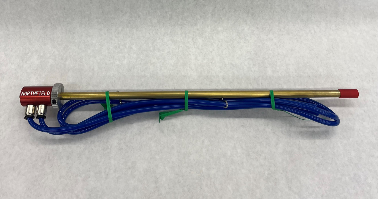 Air tube with rotary joint and plastic tubing